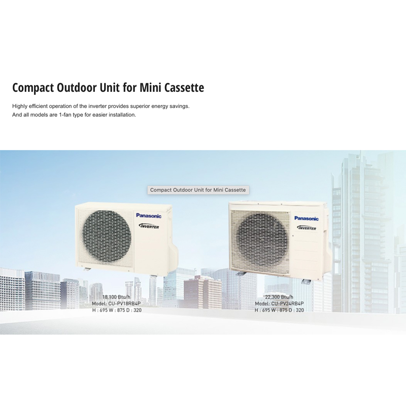 Panasonic AC Mini Cassette 2 PK - CS-PV18RB4P